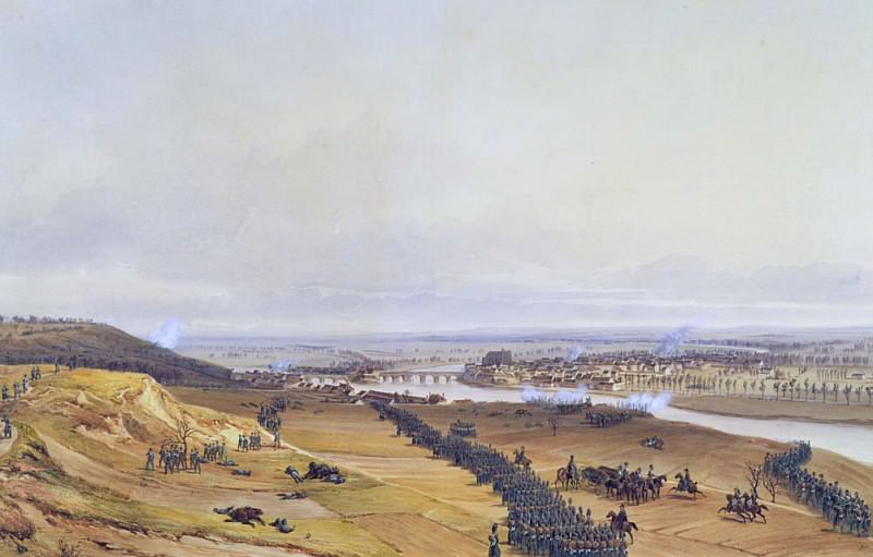 Battle of Montereau, 18th February 1814. Jean Antoine Simeon Fort