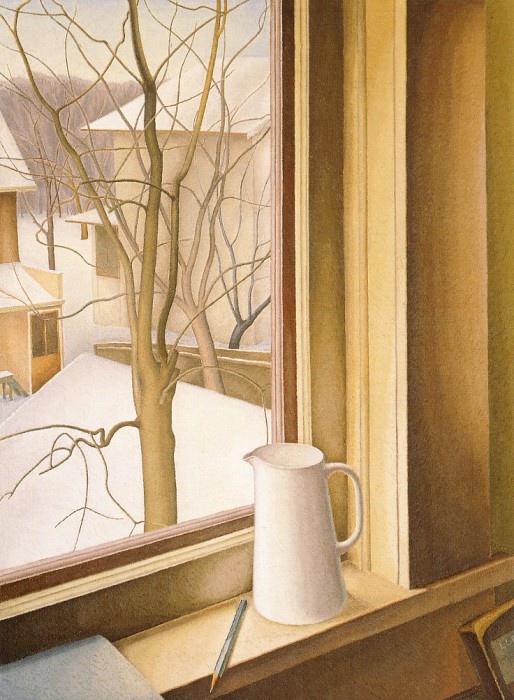 Fitzgerald, Lionel LeMoine - From an Upstairs Window, Winter. Lionel Lemoine Fitzgerald
