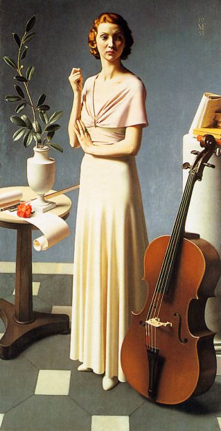 Frampton, Meredith - Portrait of a Young Woman 1935 (end. Meredith Frampton