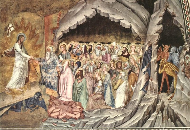 Нисхождение Христа в Лимб, 1365-68, Испанская капелла. Андреа ди Бонаюто да Фиренце