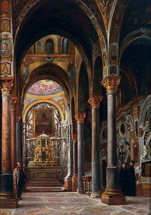 Церковь Санта-Мария-дель-Аммираглио (Николо деи Гречи) в Палермо. Пьер Эдуард Фрер