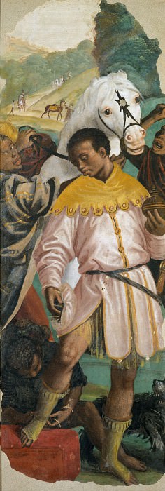 Triptych with Adoration of the Magi (right wing). Gaudenzio Ferrari