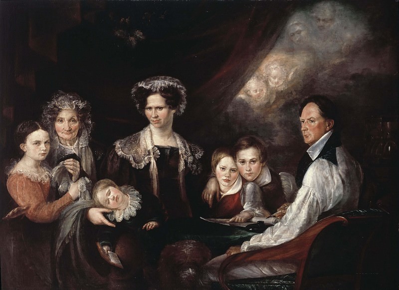 C.J. Lagercrantz, Assessor, and his Family. Gustaf Wilhelm Finnberg