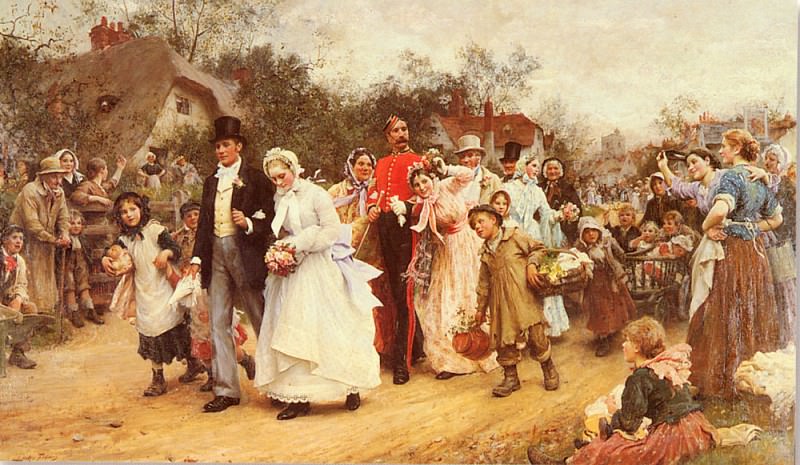 The Wedding. Sir Samuel Luke Fildes