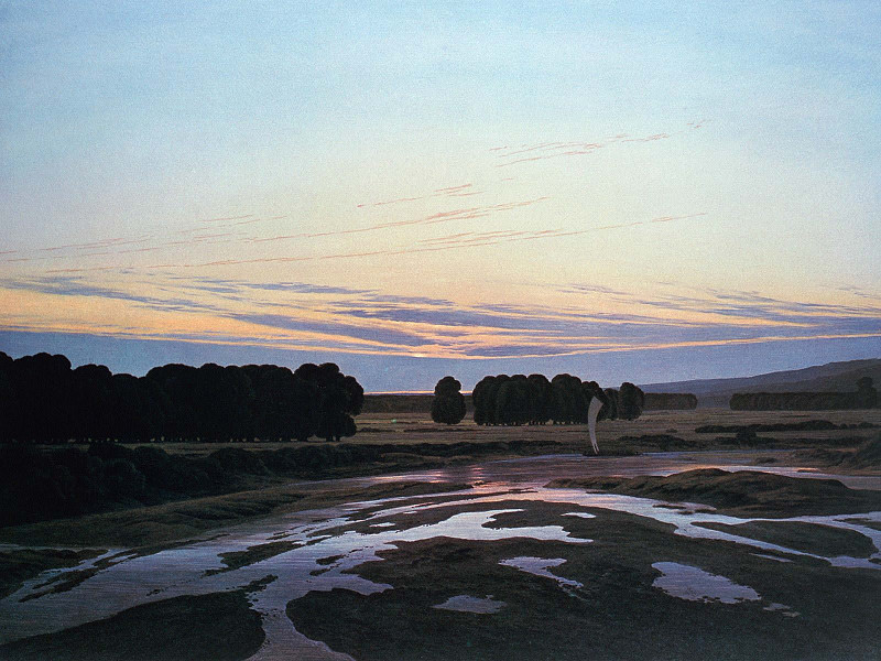 Great Preserve, the (Ostra Preserve), Casper David Friedrich. Caspar David Friedrich
