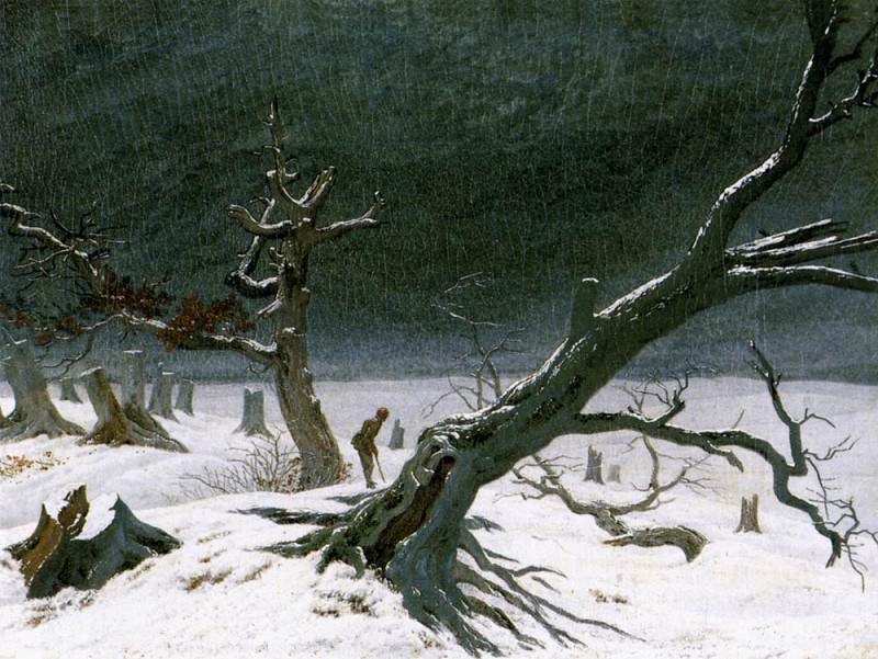 Зимний пейзаж, 1811. Каспар Давид Фридрих