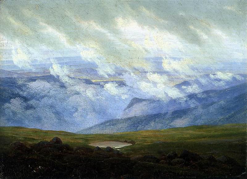 Drifting Clouds. Caspar David Friedrich