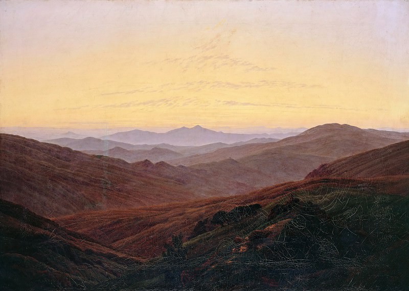 The Riesengebirge. Caspar David Friedrich