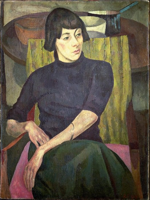 Portrait of Nina Hamnett. Roger Eliot Fry