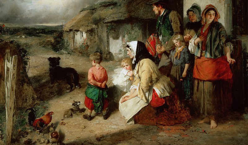 The First Break in the Family. Thomas Faed