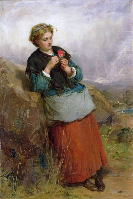 The Flower of Dunblane. Thomas Faed