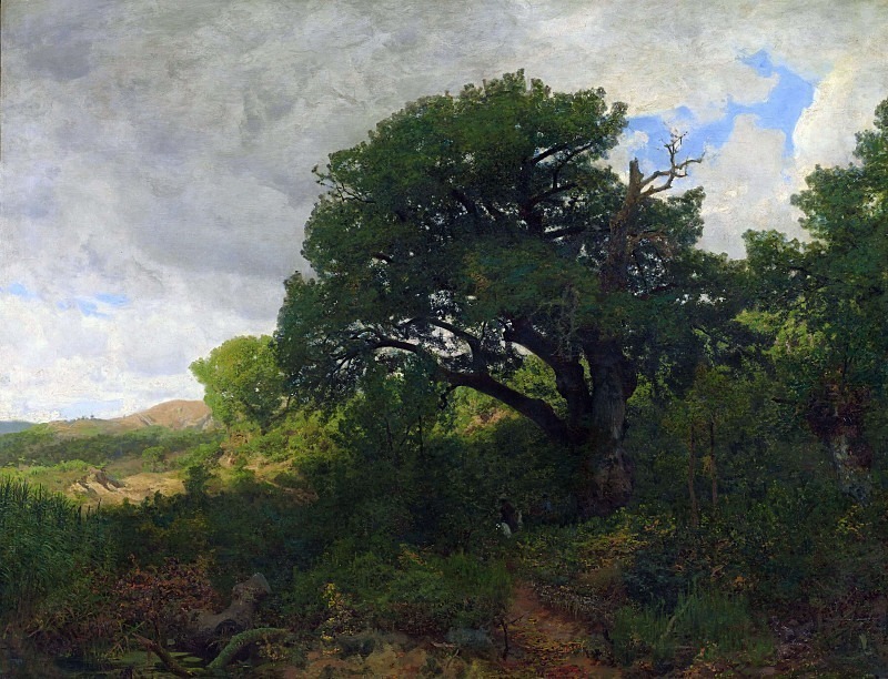 The Oak. Antonio Fontanesi