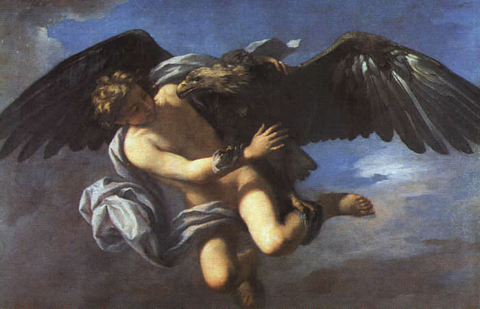 The Abduction of Ganymede. Antonio Domenico Gabbiani