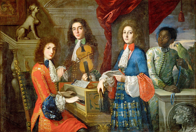Group Of Florentine Court Musicians. Antonio Domenico Gabbiani