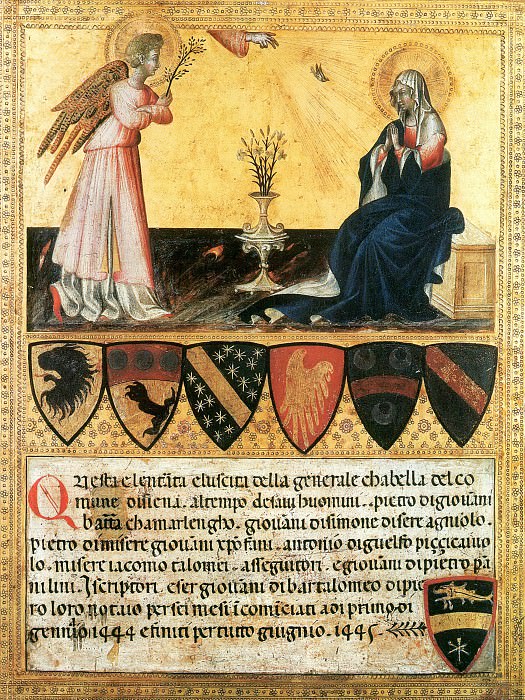 Annunciation. Giovanni di Paolo
