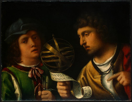 GIOVANNI BORGHERINI AND HIS TUTOR, NGW. Giorgione (Giorgio Barbarelli)