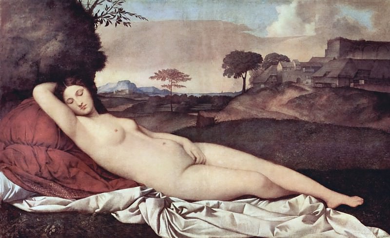 Sleeping Venus. Giorgione (Giorgio Barbarelli)