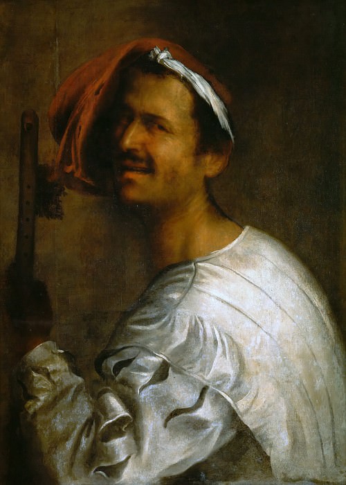 Flute player (attr.). Giorgione (Giorgio Barbarelli)