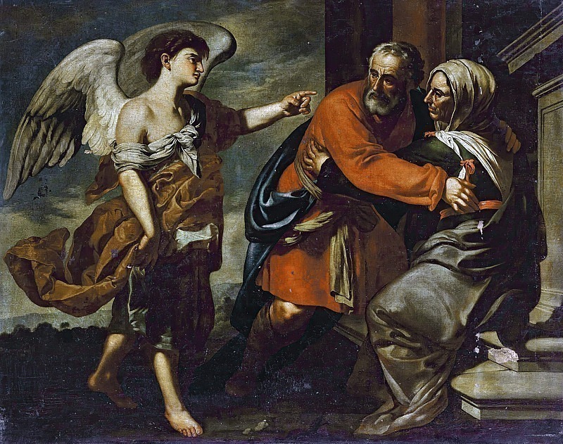 The Meeting of Zechariah and Elizabeth. Francesco Guarino