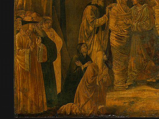 The Raising of Lazarus, probably 1497, 65.5x80.5 c. Benozzo (Benozzo di Lese) Gozzoli