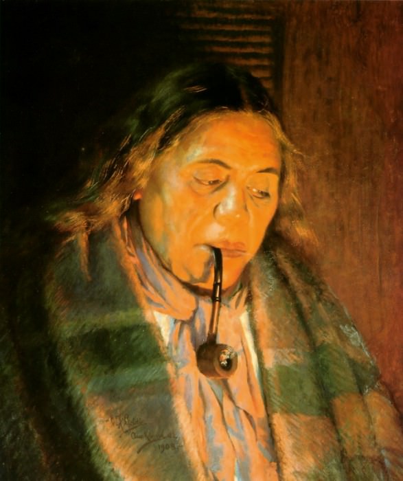 Огонек и дым, 1908. Чарльз Фредерик Голди