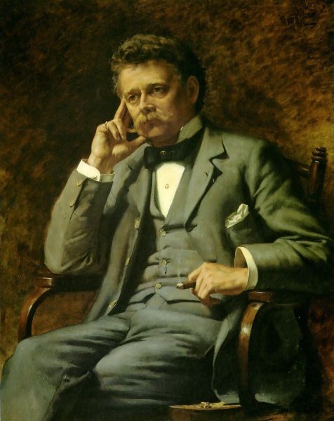 Portrait of Claude Lorrain Kerry 1900 101x80cm. Charles Frederick Goldie