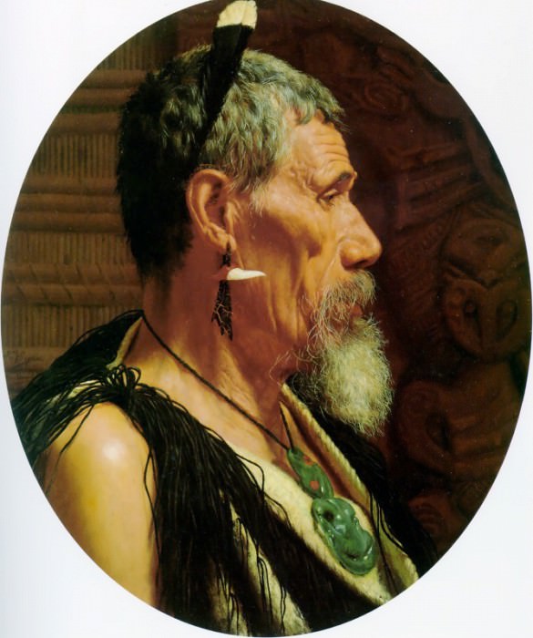 Anaha Te Rahui 1916 61.5x51cm. Charles Frederick Goldie