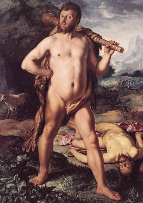 Hercules And Cacus. Hendrick Goltzius