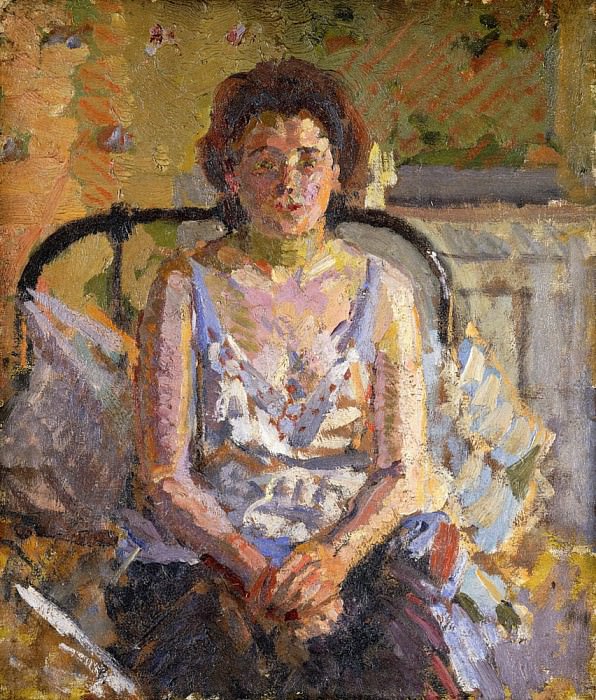 Woman on a Bed. Harold Gilman