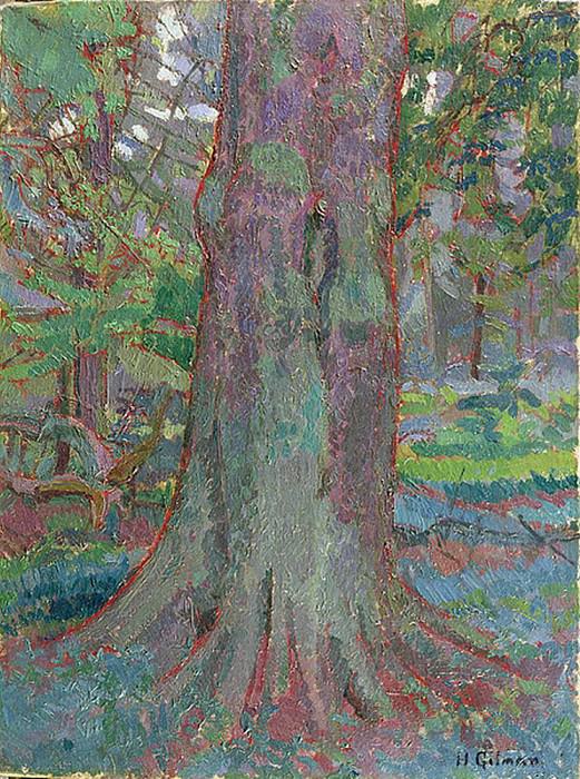 Tree Trunk. Harold Gilman