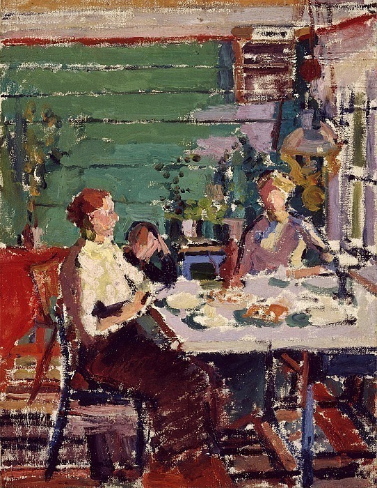 Interior Scene, Possibly in Norway