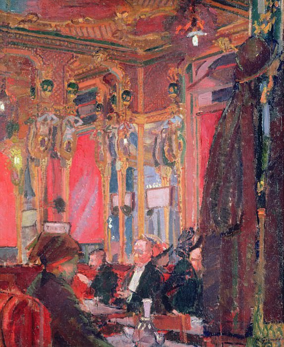 The Cafe Royal. Harold Gilman
