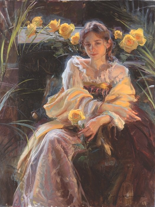 yellow rose. Daniel F Gerhatz