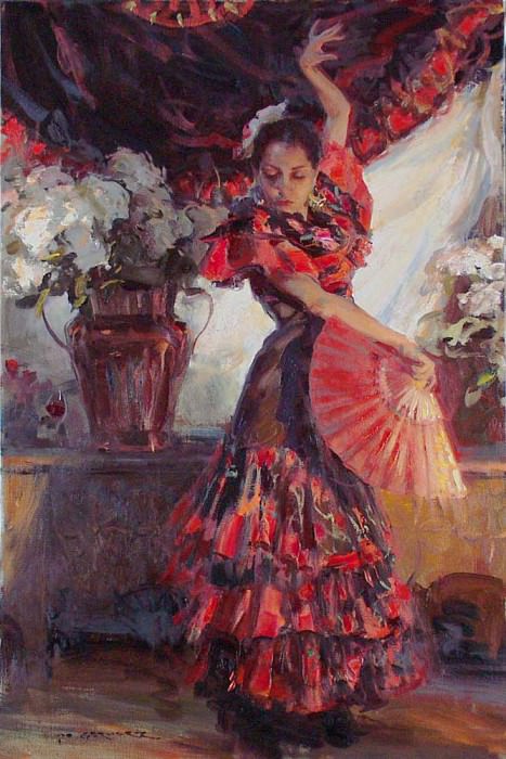 Flamenco 36x24. Daniel F Gerhatz