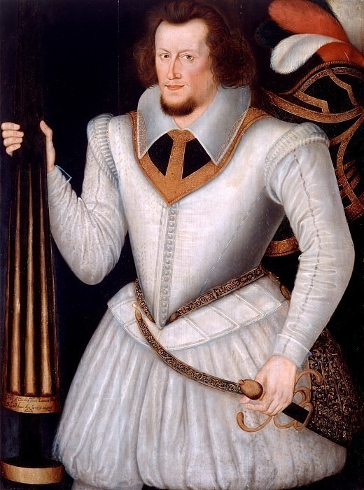 Portrait of Robert Devereux (1566-1601), 2nd Earl of Essex. Marcus Gheeraerts (The Younger)