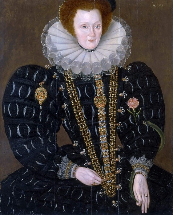 A Woman Called Lady Elizabeth Knightley. Marcus Gheeraerts (The Younger)