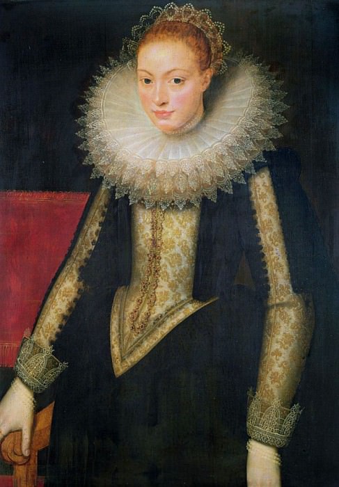 Portrait of a lady of the court of Queen Elizabeth I. Marcus Gheeraerts (The Younger)