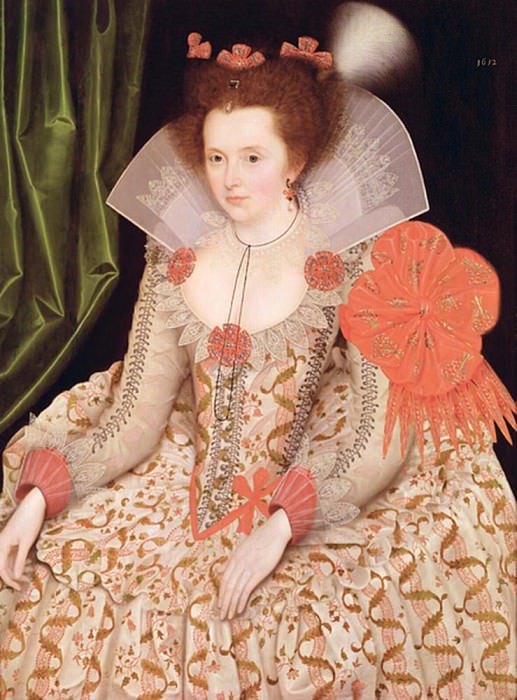 Princess Elizabeth, daughter of James I. Marcus Gheeraerts (The Younger)