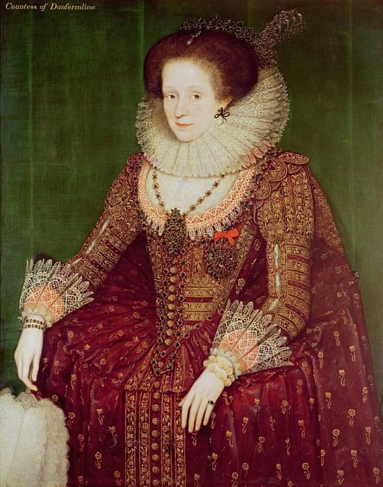 Margaret Hay Countess of Dunfermline. Marcus Gheeraerts (The Younger)