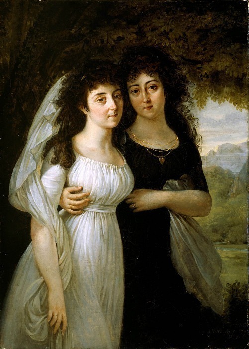 Portrait of the Maistre Sisters. Antoine-Jean Gros