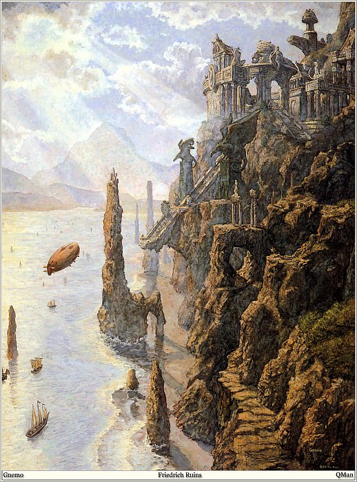 Friedrich Ruins. Thomas Kidd