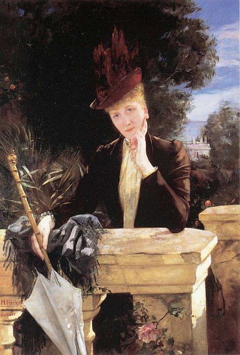 A Portrait of Marie Clotilde de Faret. Henri Gervex