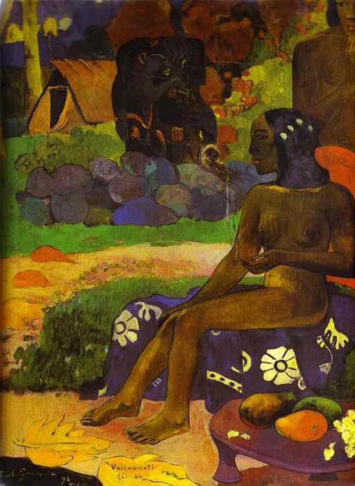 Vairaumati Tei Oa (Her Name Is Vairaumati). Paul Gauguin