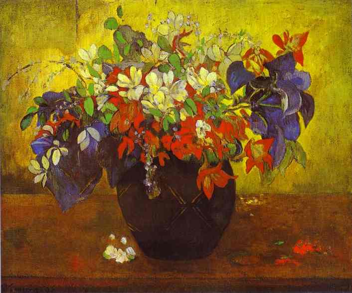 Bouquet Of Flowers. Paul Gauguin