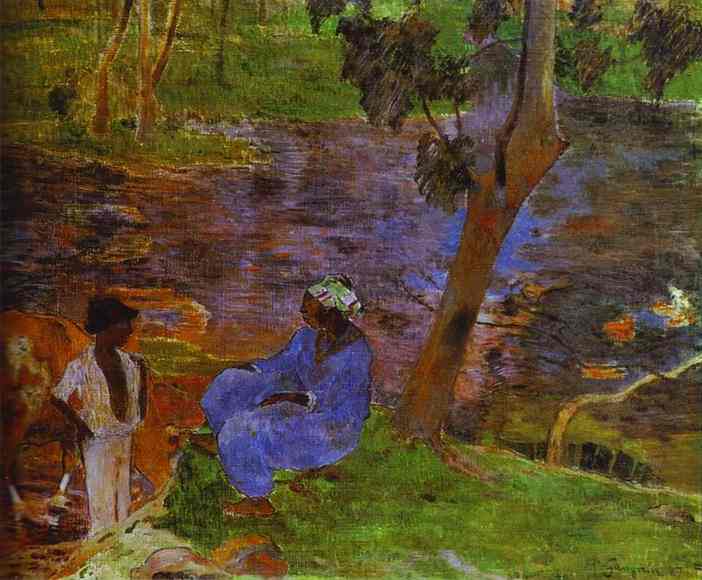 At The Pond. Paul Gauguin