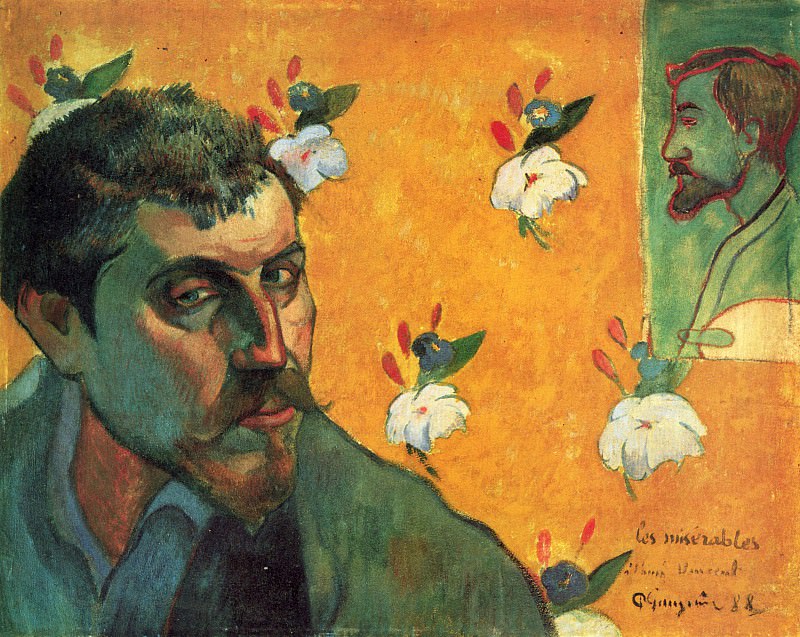 Paul Gauguin -Автопортрет На Голгофе. Paul Gauguin