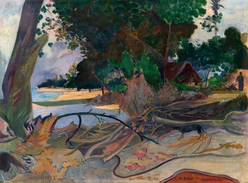 Te burao (The Hibiscus Tree). Paul Gauguin
