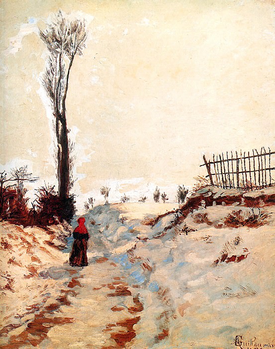 Дорога в снегу. Арман Гийомен
