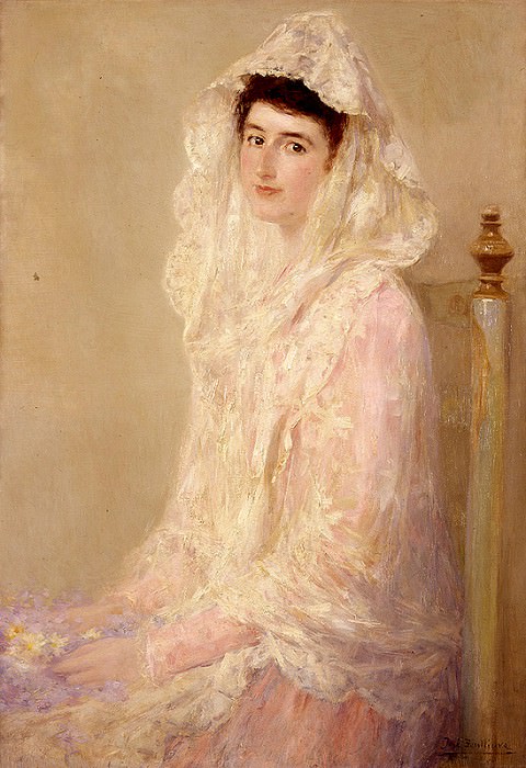 Портрет Марии Бенйюре Ортис. Хосе Бенльуре-и-Хиль