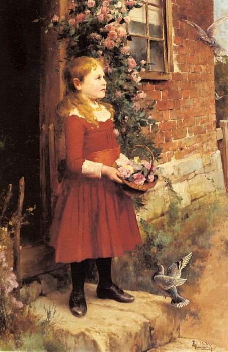 The Youngest Daughter Of J S Gabriel. Alfred Glendening